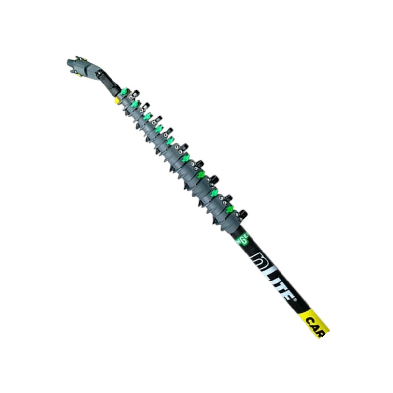 Unger® Perche télescopique nLite Carbon 16K - 9 éléments - 12,30m